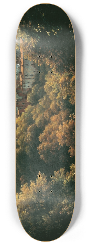 Johann Heinrich Schilbach - Ansicht von Ariccia 8.25 inch art skate deck Johann Heinrich Schilbach - Ansicht von Ariccia 8.25 inch art skate deck