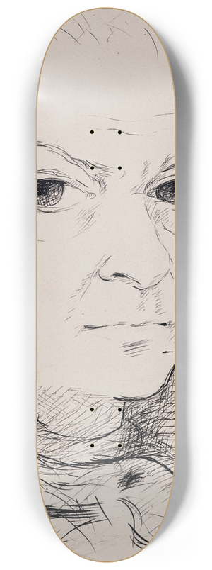 Mose Kisling - Autoportrait 8.25 inch art skate deck