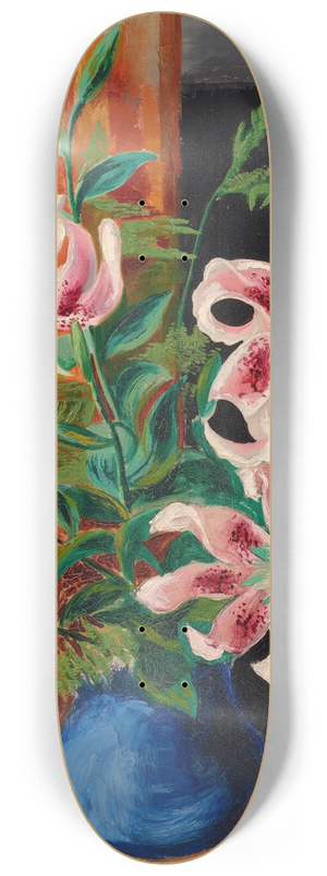 Mose Kisling - Fleurs dans un vase 8.25 inch art skate deck