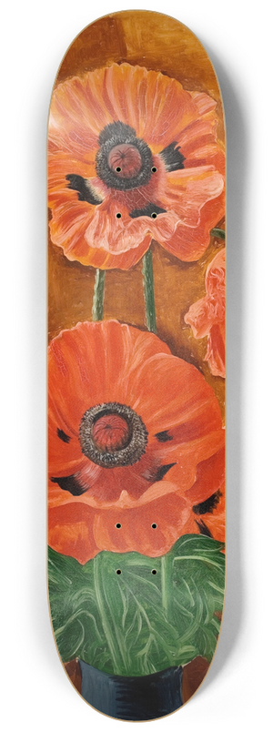 Mose Kisling - Vase de Pavots 8.25 inch art skate deck