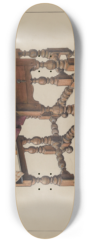 M. Rosenshield-von-Paulin - Gate-leg Table 8.25 inch art skate deck