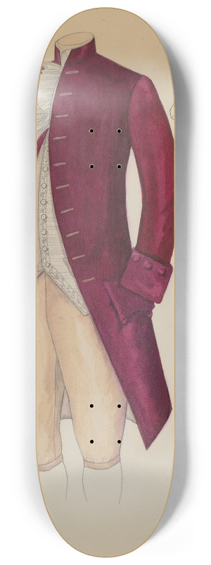 Nancy Crimi - Mans Suit 8.25 inch art skate deck