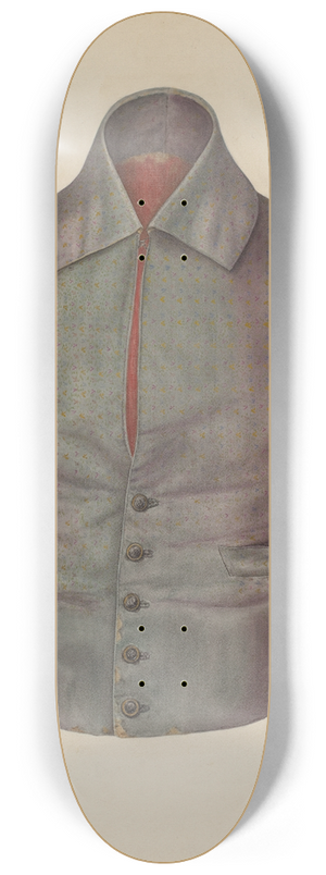 Nancy Crimi - Mans Waistcoat 8.25 inch art skate deck