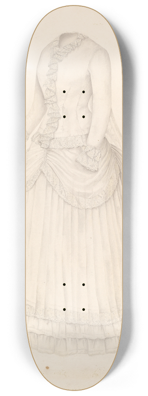Nancy Crimi - Wedding Dress 8.25 inch art skate deck