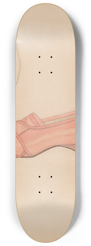 Nancy Crimi - Womans Slipper 8.25 inch art skate deck