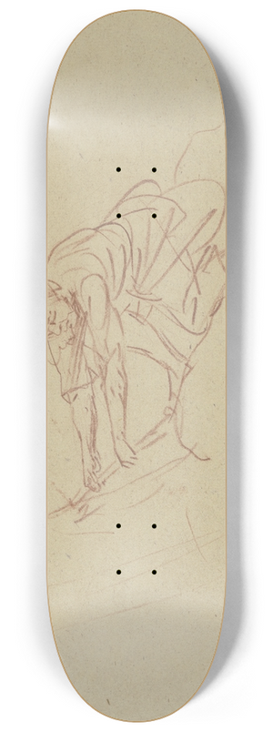 Johann Heinrich Tischbein the elder - Rower 8.25 inch art skate deck Johann Heinrich Tischbein the elder - Rower 8.25 inch art skate deck