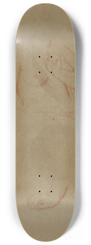 Narcisse-Virgile Diaz de La Pea - Etude de nu 8.25 inch art skate deck