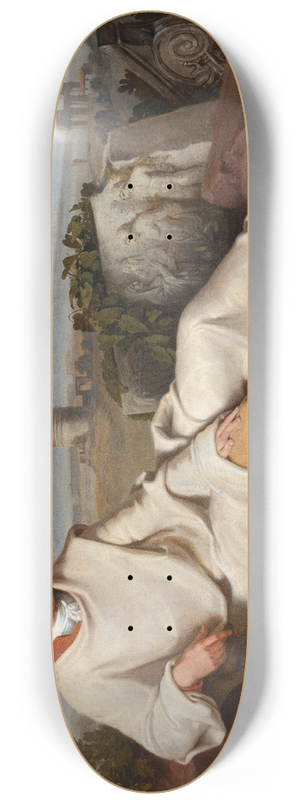 Johann Heinrich Wilhelm Tischbein - Goethe in the Roman Campagna 8.25 inch art skate deck Johann Heinrich Wilhelm Tischbein - Goethe in the Roman Campagna 8.25 inch art skate deck