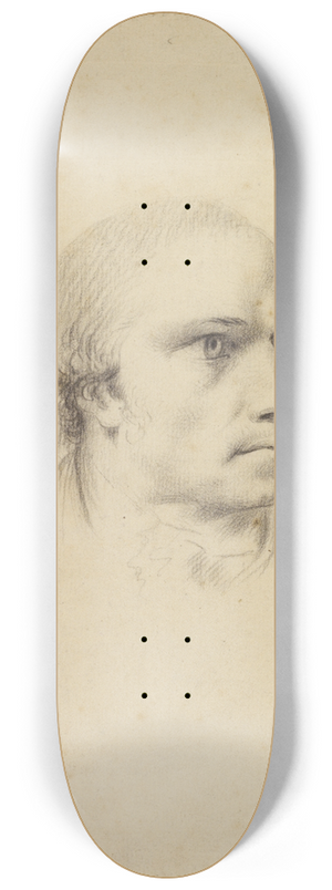 Johann Heinrich Wilhelm Tischbein - Portrait of Antonio Canova 8.25 inch art skate deck Johann Heinrich Wilhelm Tischbein - Portrait of Antonio Canova 8.25 inch art skate deck