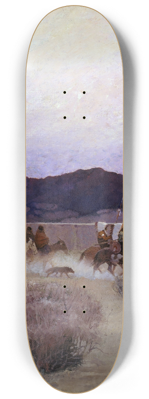 N. C. Wyeth - Moving Camp 8.25 inch art skate deck