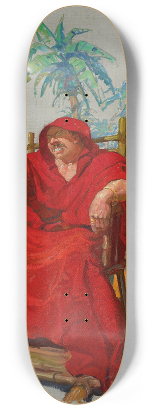N. C. Wyeth - The Red Robe 8.25 inch art skate deck