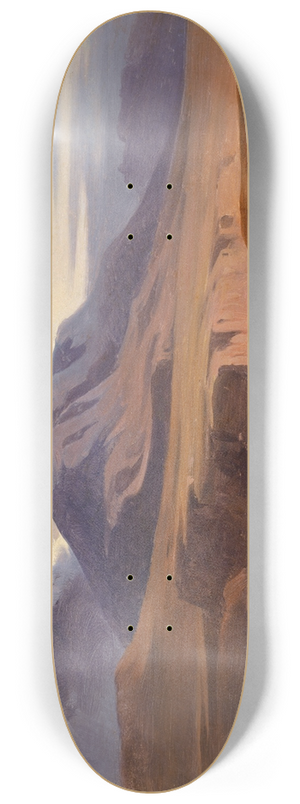 Johann Jakob Frey - Mountains In The Roman Campagna 8.25 inch art skate deck