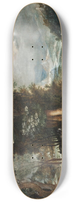 Johann Jakob Hartmann - Marketenderlager am Waldrand 8.25 inch art skate deck