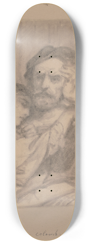 Nicaise De Keyser - Christopher Columbus and his Sick Son 8.25 inch art skate deck