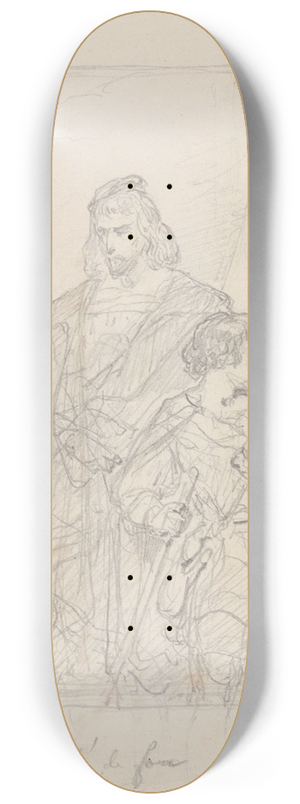 Nicaise De Keyser - Christopher Columbus Regarded as Mad 8.25 inch art skate deck