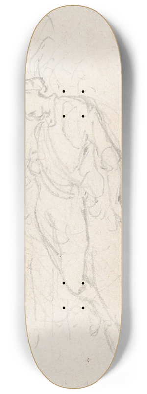 Nicaise De Keyser - Dying Man 8.25 inch art skate deck