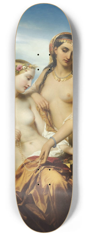 Nicaise De Keyser - LOrient et lOccident 8.25 inch art skate deck