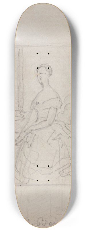 Nicaise De Keyser - Madame de Bentinck 8.25 inch art skate deck