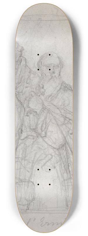 Nicaise De Keyser - Peter the Hermit 8.25 inch art skate deck