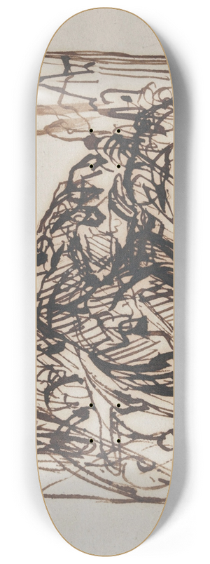 Nicaise De Keyser - Resting Monk 8.25 inch art skate deck