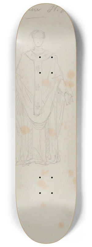 Nicaise De Keyser - Saint Stephen 8.25 inch art skate deck