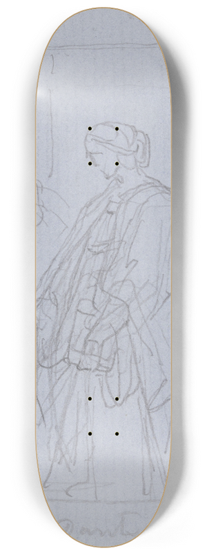Nicaise De Keyser - The Writer Dante Alighieri 8.25 inch art skate deck