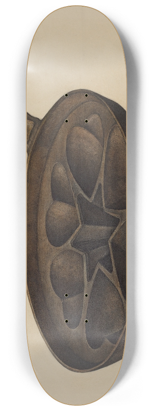 Nicholas Acampora - Muffin Pan 8.25 inch art skate deck