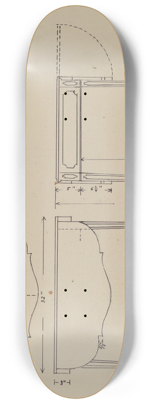 Nicholas Acampora - Table 8.25 inch art skate deck