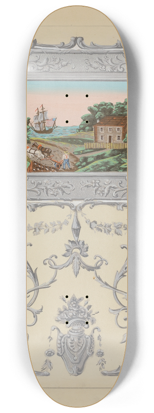 Nicholas Acampora - Wall Paper 8.25 inch art skate deck