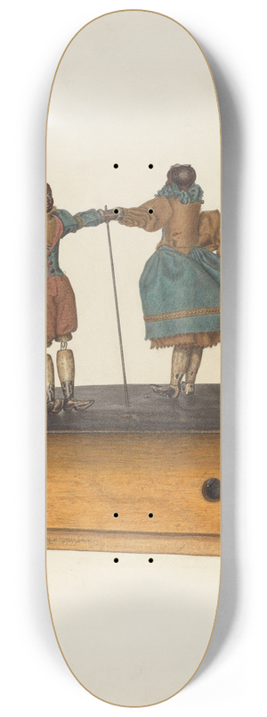 Nicholas Amantea - Mechanically Operated Toy 8.25 inch art skate deck