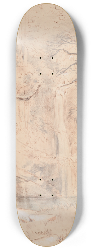 Nicholas Chevalier - On the Taieri River, Otago 8.25 inch art skate deck