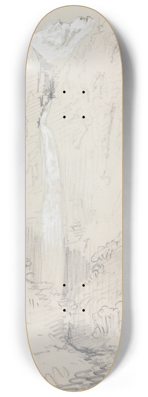 Nicholas Chevalier - Otira Gorge (Waterfall; The Devils Punchbowl) 8.25 inch art skate deck