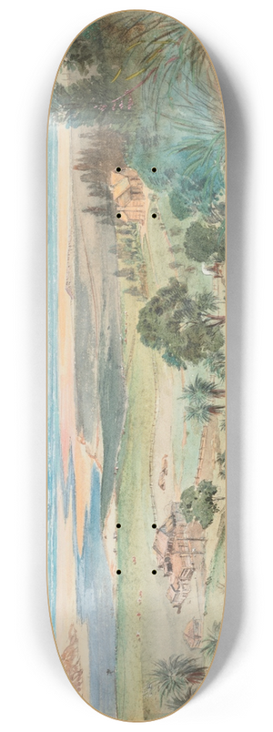 Nicholas Chevalier - Winchendon on the Kaikorai River 8.25 inch art skate deck