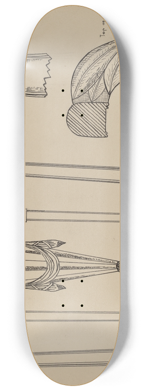 Nicholas Gorid - Armchair 8.25 inch art skate deck