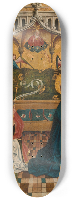 Johann Koerbecke - The Annunciation 8.25 inch art skate deck Johann Koerbecke - The Annunciation 8.25 inch art skate deck