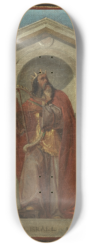 Nicolas Auguste Hesse - David, roi dIsral 8.25 inch art skate deck