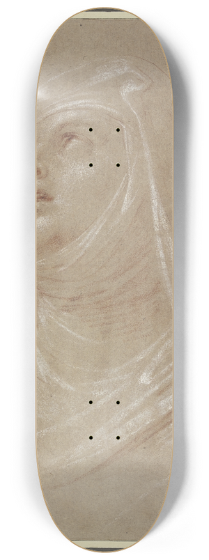 Nicolas Guibal - A nuns bust 8.25 inch art skate deck