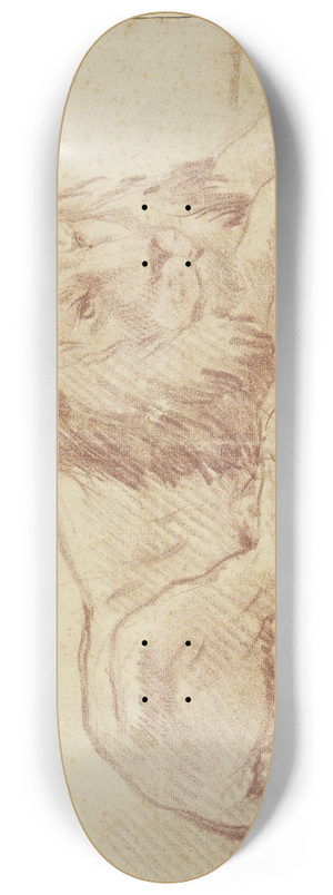 Nicolas Guibal - Ein liegender Lwe nach rechts 8.25 inch art skate deck