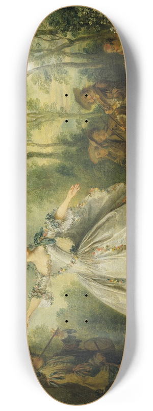 Nicolas Lancret - Mademoiselle de Camargo (Mlle de Camargo) 8.25 inch art skate deck