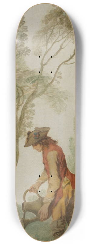 Nicolas Lancret - The Gardener 8.25 inch art skate deck