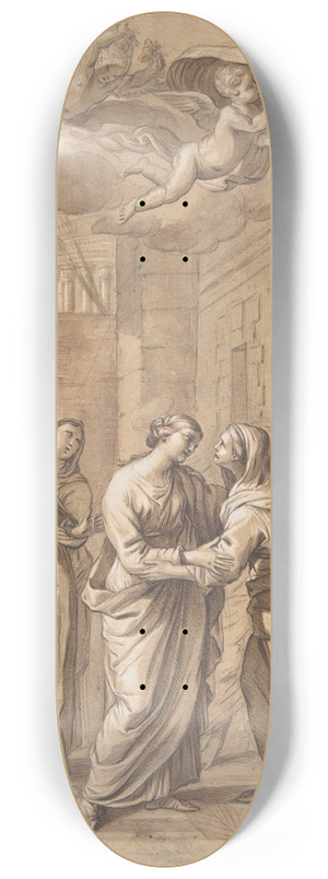 Nicolas Mignard - The Visitation 8.25 inch art skate deck