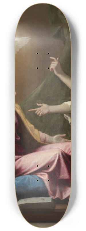 Nicolas Poussin - Annunciation 8.25 inch art skate deck