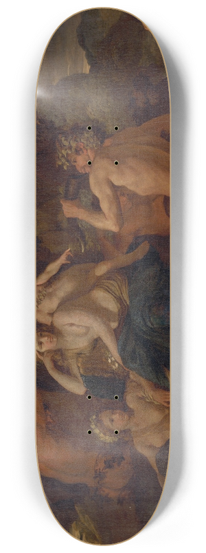 Nicolas Poussin - Lenfance de Bacchus 8.25 inch art skate deck