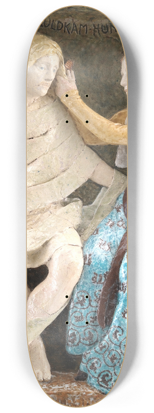 Niels Skovgaard - Aage and Else, Seated Couple 8.25 inch art skate deck