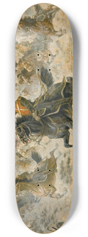 Nikolai Semenovich Samokish - To Victory! 8.25 inch art skate deck