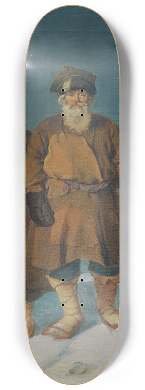 Johann Matthias Ranftl - Russisches Bauernpaar 8.25 inch art skate deck