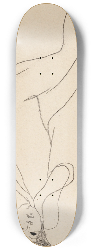 Amedeo Modigliani - Femme nue 8.25 inch art skate deck