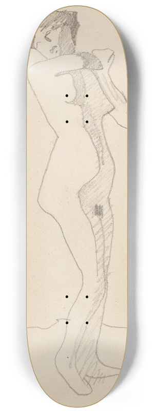 Amedeo Modigliani - Femme nue debout 8.25 inch art skate deck