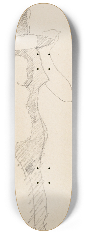Amedeo Modigliani - Femme nue debout 8.25 inch art skate deck