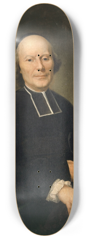 Johann Melchior Wyrsch - Portrait of Jean Baptiste Joseph Bolard 8.25 inch art skate deck